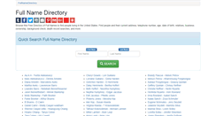 Desktop Screenshot of fullnamedirectory.com